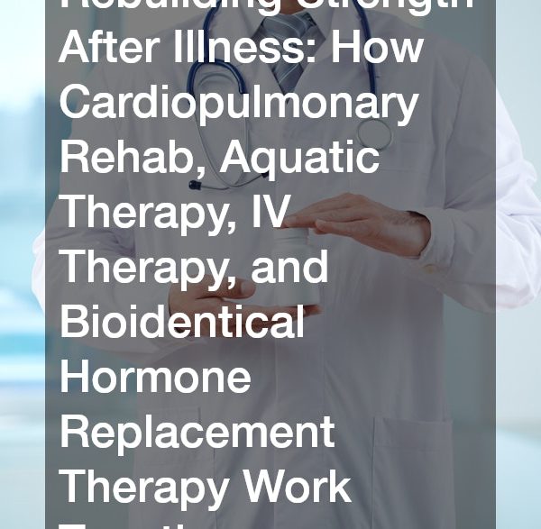 Rebuilding Strength After Illness How Cardiopulmonary Rehab, Aquatic Therapy, IV Therapy, and Bioidentical Hormone Replacement Therapy Work Together